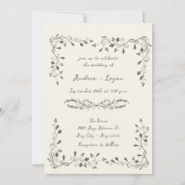 Whimsical Weddinner Einladung