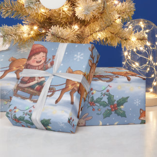 Whimsical Weihnachten Geschenkpapier