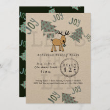 Whimsical Weihnachts-Party Lasse LIT Rustikal