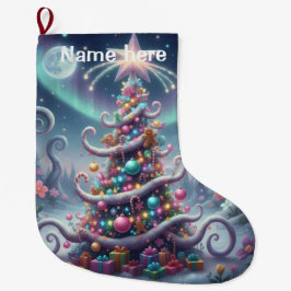 Whimsical Weihnachtsbaum - Großer Weihnachtsstrumpf
