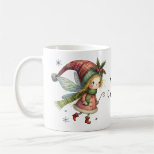 Whimsical Weihnachtsgebäck mit Holly und Berries Kaffeetasse