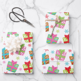 Whimsical Weihnachtsgeschenke Geschenkpapier Set