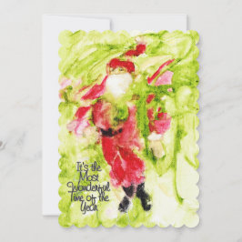 Whimsical Weihnachtskarte Feiertagskarte