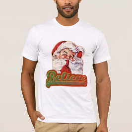 Whimsical Weihnachtsmann glaubt T-Shirt