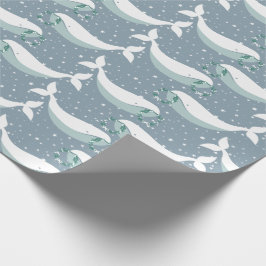 Whimsical Whale Weihnachten Geschenkpapier