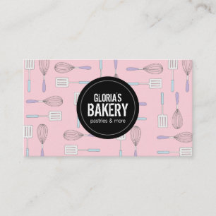 Whimsical Whisky Spatula Bäckerei Visitenkarte