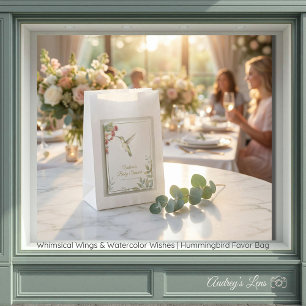 Whimsical Wings & Watercolor Wishes Kolibri Geschenktütchen