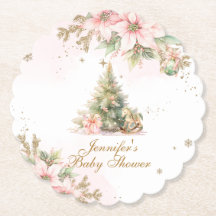 Whimsical Winter Eine kleine Babydusche Rosa