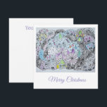 Whimsical Winter Forest Magical Creatures Karte<br><div class="desc">Celebrate the magic of the season with this enchanting winter-themed greeting card! This unique design features a high-quality print of an original hand-drawn illustration, filled with whimsical forest friends, hidden rabbits, and intricate winter details. Created with traditional pencils and liners, this artwork brings a touch of soulful, handmade charm to...</div>