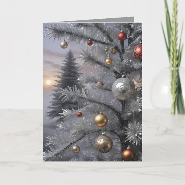 Whimsical Winter Greeting Cards Dankeskarte (Vorderseite)