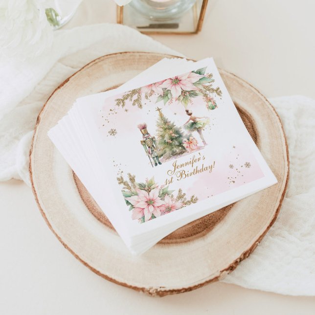 Whimsical Winter Onederland der Nutcracker Serviette (Von Creator hochgeladen)