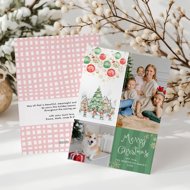 Whimsical Winter Village Frohe Weihnachten 2 Fotos (Von Creator hochgeladen)