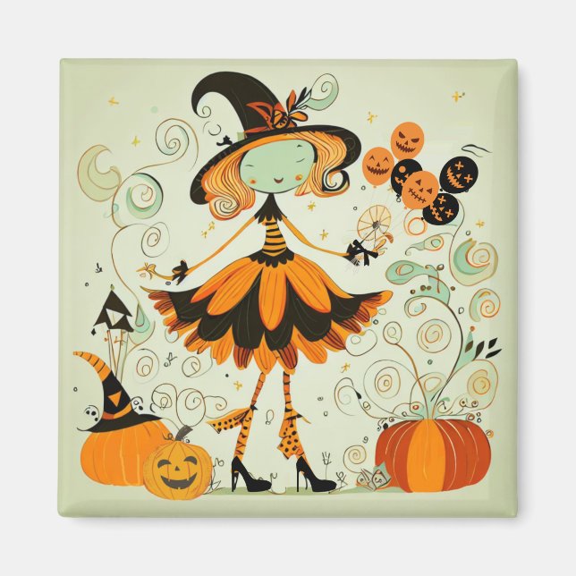 whimsical/witz/kürbis/fall magnet (Vorne)