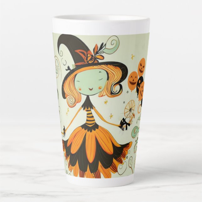 whimsical/witz/kürbis/fall milchtasse (Vorderseite)