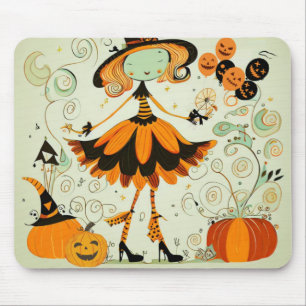 whimsical/witz/kürbis/fall mousepad