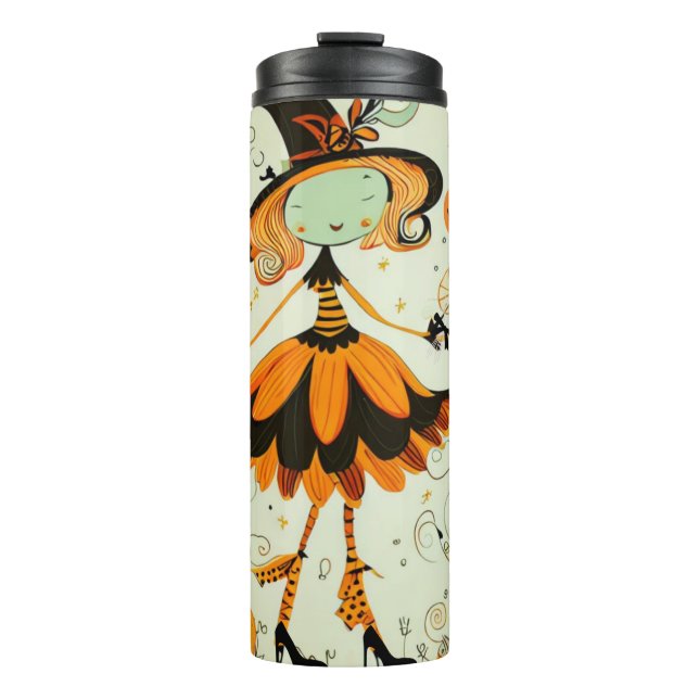 whimsical/witz/kürbis/fall thermosbecher (Vorderseite)