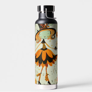 whimsical/witz/kürbis/fall trinkflasche