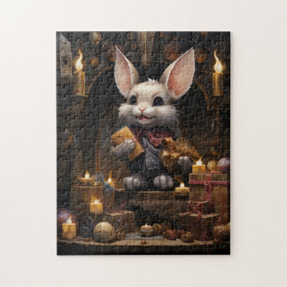 Whimsical Wonder: Bunny Gift Giver Puzzle