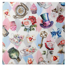 Whimsical Wonderland Wasserfarbe viktorianisches M