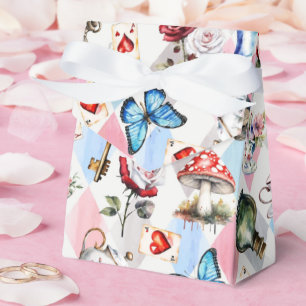 Whimsical Wonderland Wasserfarbe viktorianisches M Geschenkschachtel
