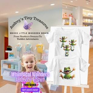 Whimsical Wonders Baby Short Sleeve ABC T - Shirt