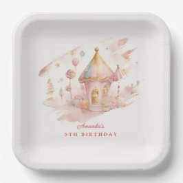 Whimsical Wonders Candyland paper Plate Pappteller