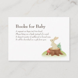 Whimsical Woodland Animes Books for Baby Begleitkarte