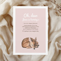 Whimsical Woodland Deen Birthday | Rosa und anspre