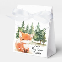 Whimsical Woodland Fox Baby Dusche