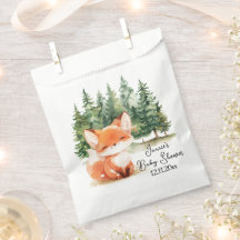 Whimsical Woodland Fox Baby Dusche