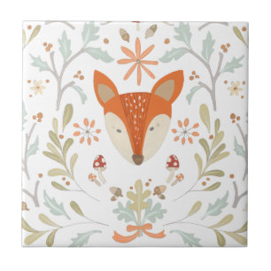 Whimsical Woodland Fox Fliese