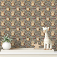 Whimsical Woodland Owl and Branch