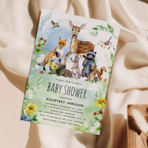 Whimsical Woodland Wonders Baby Shower