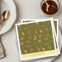 Whimsical Woodlands Fall Vibes Personalize Family