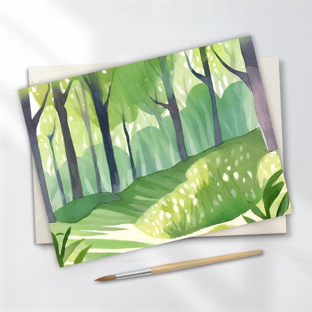 Whimsical Woods | Waldwasserwelt Postkarte (Von Creator hochgeladen)