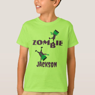 Whimsical Zombie Party Halloween-Party T-Shirt