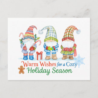 Whimsicale wishes for  cozy holiday season postkarte