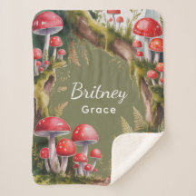 Whimsicaler Geschenk für eine Pilz-Baby-Party