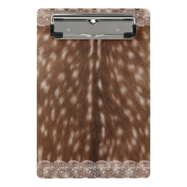 Whimsicaler Hirsch-Papier-Mini-Clip-Board Mini Klemmbrett (Vorderseite)