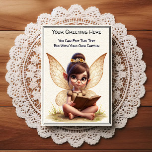 Whimsicaler Märchenfee für alltägliche Gefühle Postkarte