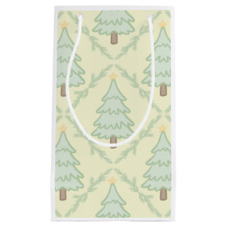 🎁 Whimsicaler Pastell-Weihnachtsgeschenkbeutel Kleine Geschenktüte