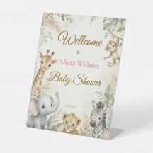 Whimsicaler Safari-Baby-Shower-Empfang