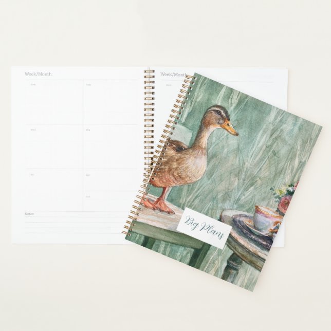 Whimsicaler Teatime mit Ente ( *NEU ) Planer (Anzeige)