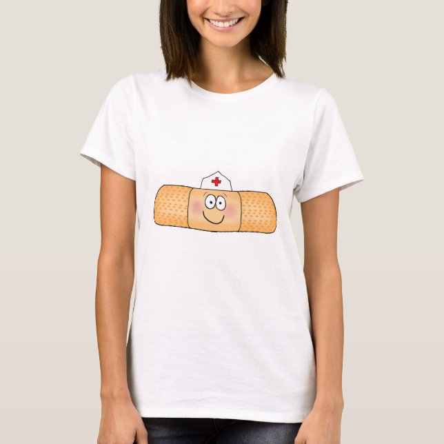 Whimsicla Pflaster-Verband mit dem T-Shirt (Vorderseite)