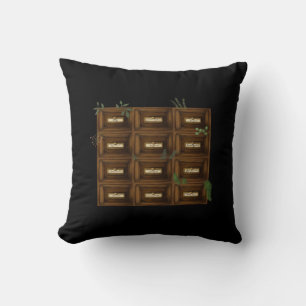 Whimsigoth Apothecary Drawers Kissen