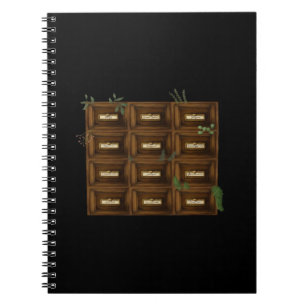 Whimsigoth Apothecary Drawers Notizblock