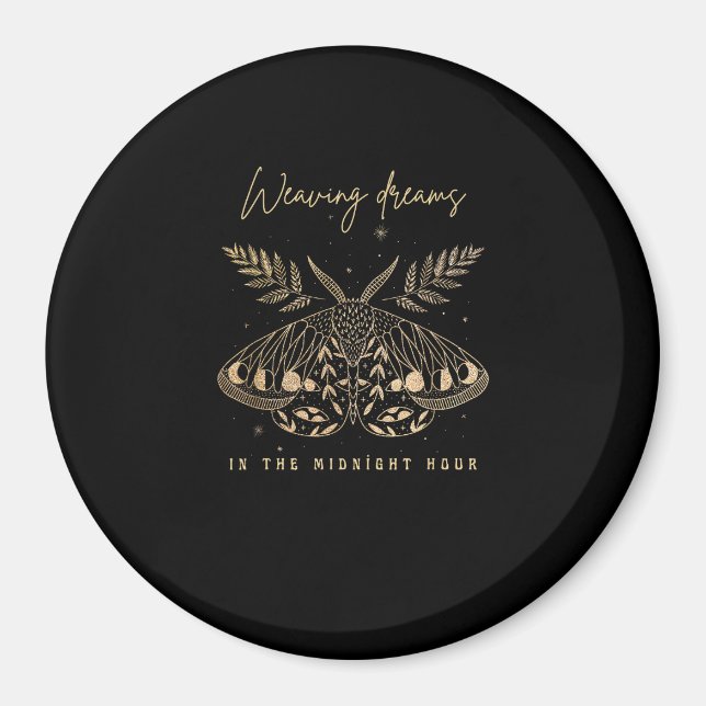 Whimsigoth Cotattcore Goblincore Mystical Motion G Magnet (Vorne)