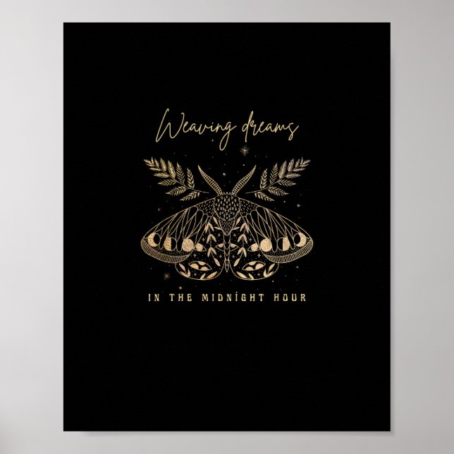 Whimsigoth Cotattcore Goblincore Mystical Motion G Poster (Vorne)