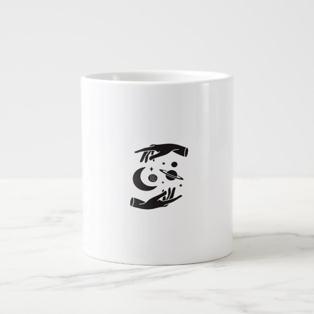 Whimsigoth Design Jumbo-Tasse (Vorderseite)