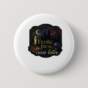 Whimsigoth Fantasy Mystical Forests, Moons & Magic Button
